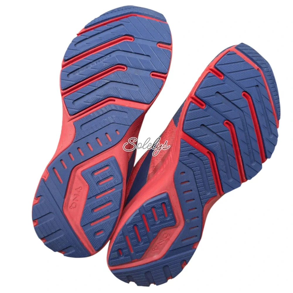 Brooks Launch 8 Texas Star Flag Red White and Blue Running Sneaker Womens 10 - Picture 6 of 12